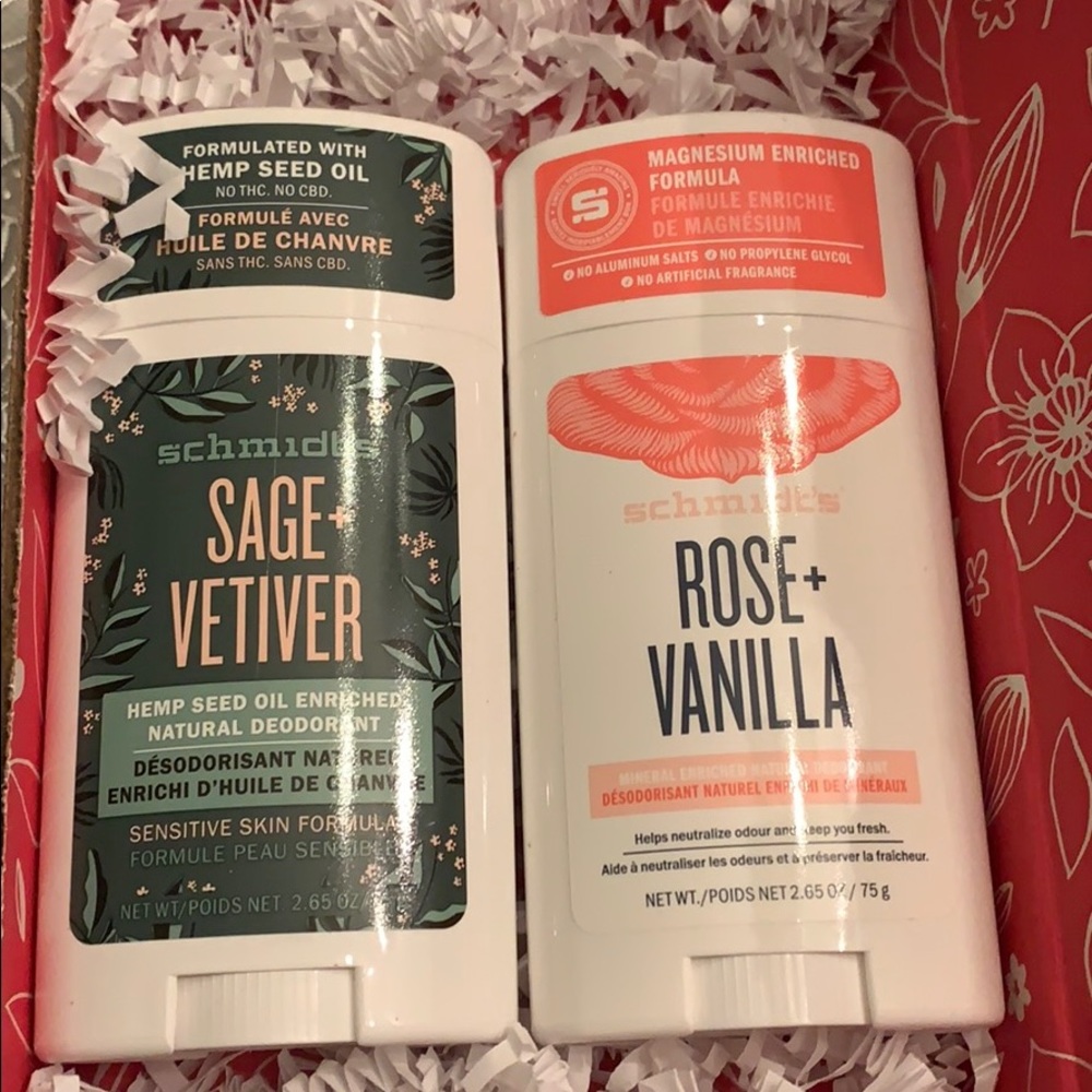 Quality Deodorant: Sage+Vetiver & Rose+Vanilla